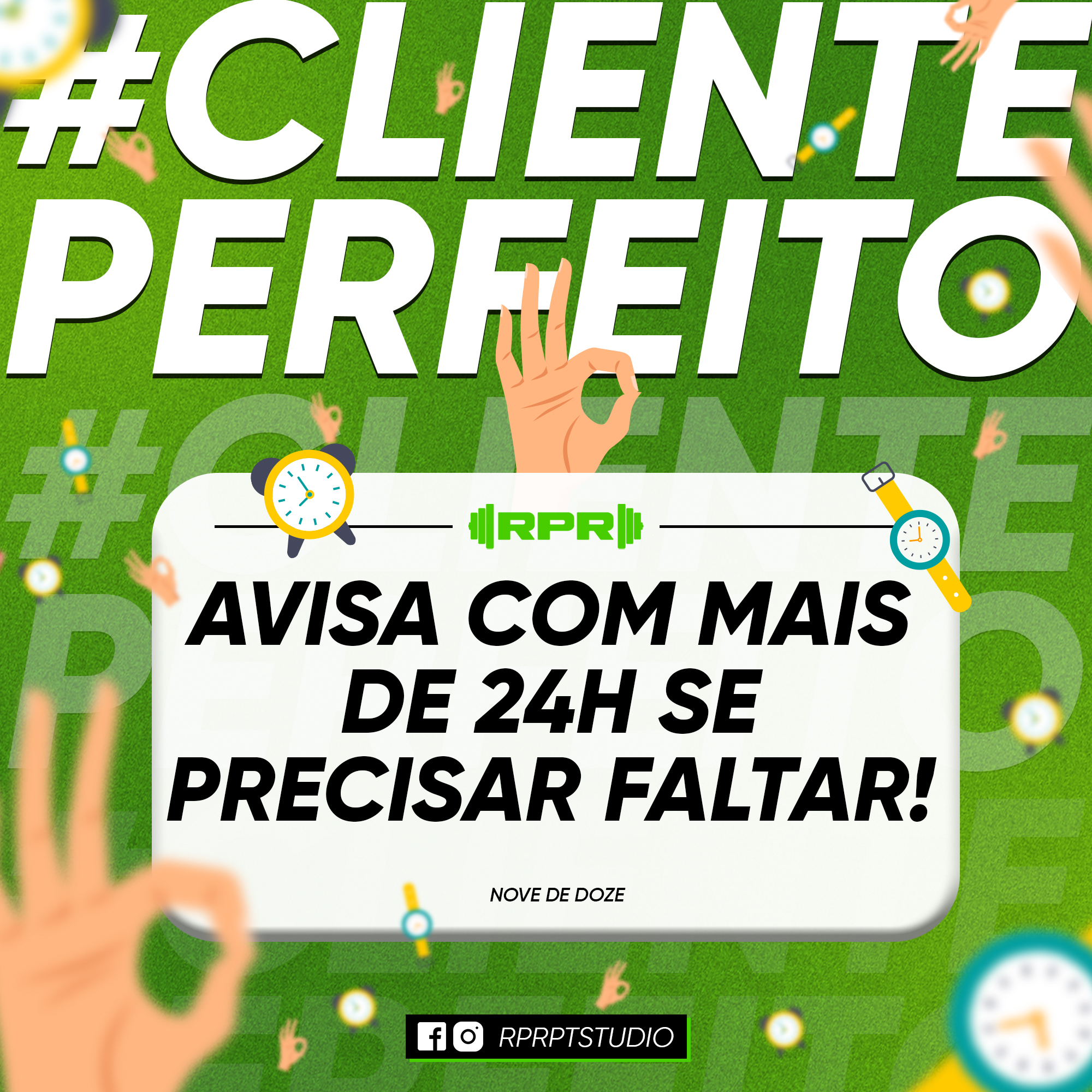 Post RPR - cliente perfeito