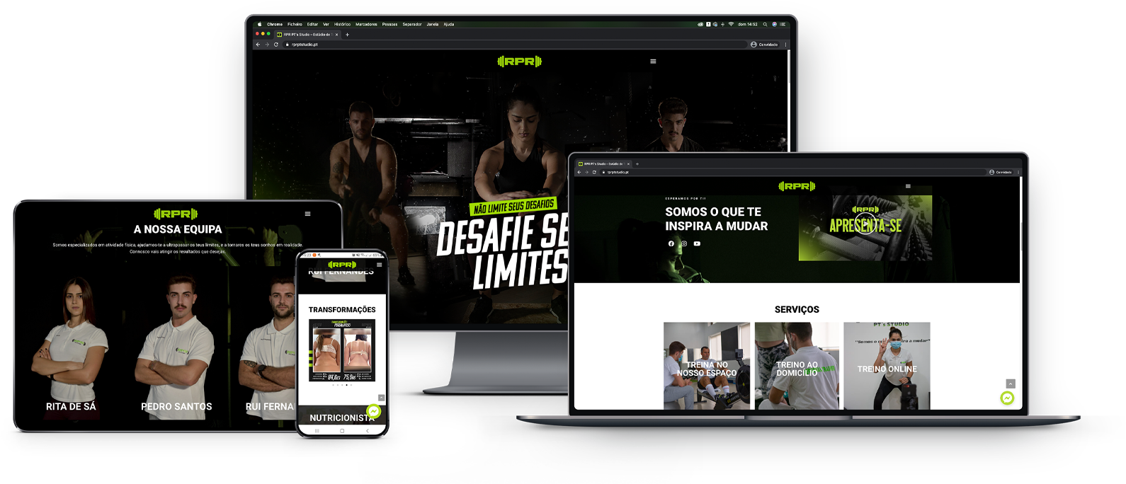 Website RPR responsivo